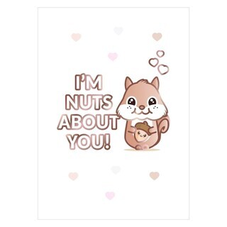 I'm nuts about you! - Plakat