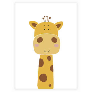 Giraffe - Barneplakat