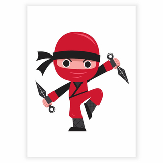 Red Ninja 2 - Barneplakat