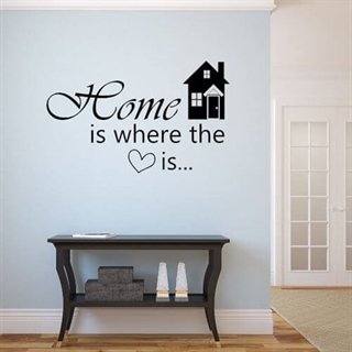 Home is where... - wallstickers